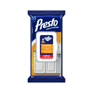 PRESTO ŚCIERECZKI DO KUCHNI 55SZT