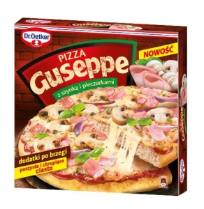 PIZZA GUSEPPE Z SZYNKĄ I PIECZARKAMI