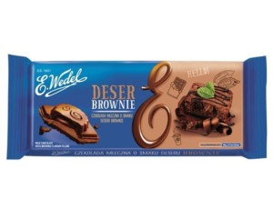 WEDEL CZEKOLADA MLECZNA Z NADZIENIEM BROWNIE 290G