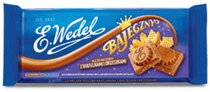 WEDEL CZEKOLADA Z NADZIENIEM BAJECZNY 290G