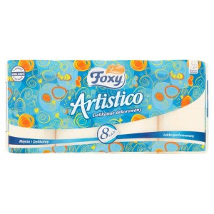 PAPIER ARTISTICO A8 BRZOSKWINIOWY FOXY 8 ROLEK
