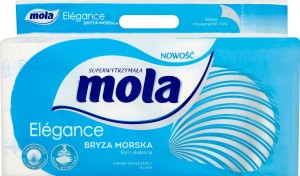 MOLA PAPIER TOALETOWY BRYZA MORSKA 8 ROLEK