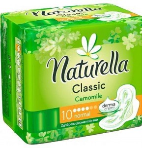 NATURELLA PODPASKI CLASIC NORMAL 10SZT.
