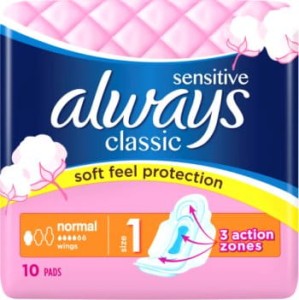 ALWAYS PODPASKI CLASSIC SENITIVE NORMAL 10 SZT.