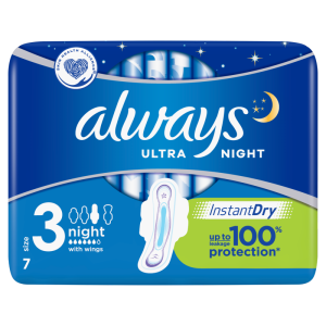 ALWAYS PODPASKI ULTRA NIGHT  7SZT.