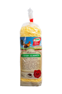 EKO-MAK MAKARON Z JAJ  KURY ZIELONONÓŻKI 250G