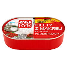 FILET Z  MAKRELI W SOSIE POMIDOROWYM 300G ERA RYBA