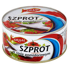 SZPROT W POMIDORACH 300G GRAAL