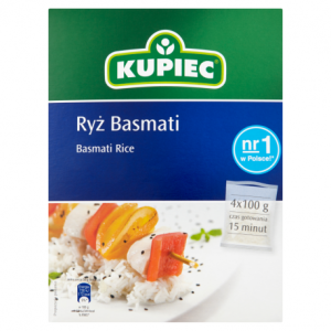 KUPIEC RYŻ BASMATTI 4X100G