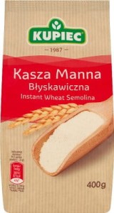 KUPIEC KASZA MANNA BŁYSKAWICZNA 400G