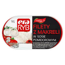 FILET Z MAKRELI W SOSIE  POMIDOROWYM 170G ERA RYBA