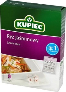 KUPIEC RYŻ JAŚMINOWY 4X100G