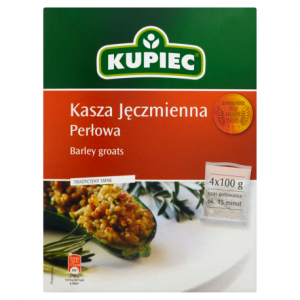 KUPIEC KASZA JĘCZMIENNA PERŁOWA 400G