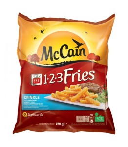 FRYTKI 123 KARBOWANE 750G