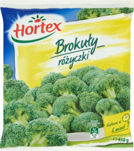 BROKUŁY MROZONE 450G  HORTEX