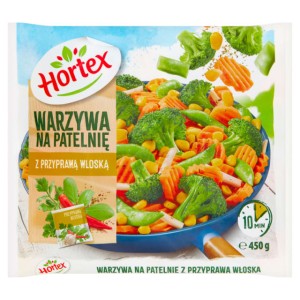 HORTEX Warzywa na Patelnię z przyprawą włoską  450G