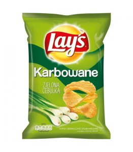 LAYS KARBOWANE ZIELOLNA CEBULKA 140G