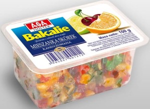 AGA HOLTEX BAKALIE MIESZANKA SKÓREK KANDYZOWANA 100G