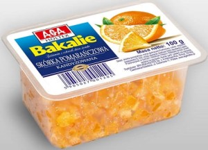 AGA HOLTEX  BAKALIE KANDYZOWANA SKÓRKA POMARAŃCZOWA 100 G