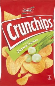 CHRUNCHIPS ZIELONA CEBULKA 140G