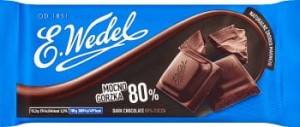 CZEKOLADA WEDEL MOCNO GORZKA 80G