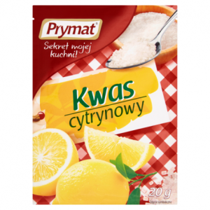 PRYMAT KWASEK CYTRYNOWY 20 G