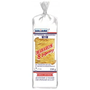 GOLIARD MAKARON NITKA 8 JAJ 250G