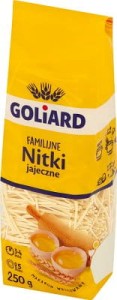 GOLIARD MAKARON WAŁKOWANY NITKI 2 JAJECZNY 250G