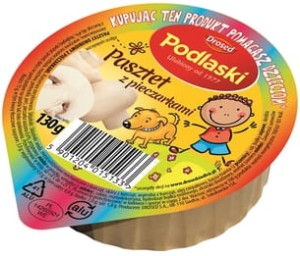 PASZTET PODLASKI Z PIECZARKĄ 130G