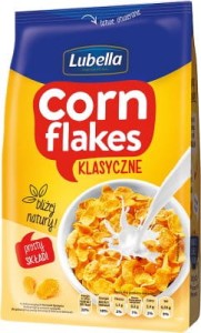 LUBELLA CORN FLAKES PŁATKI ŚNIADANIOWE KUKURYDZIANE 250G