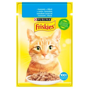 Friskies Karma dla kotów w sosie z łososiem 85 g