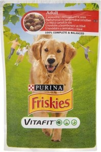 FRISKI SASZETKA 100G Z  WOŁOWOWINĄ