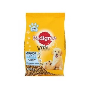 Pedigree junior medium z kurczakiem 500g