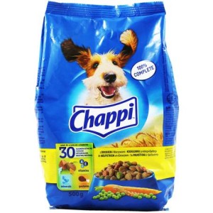 CHAPPI Z DROBIEM I WARZYWAMI 500G