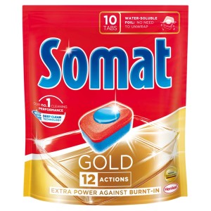 Somat Gold Tabletki do mycia naczyń 10SZT