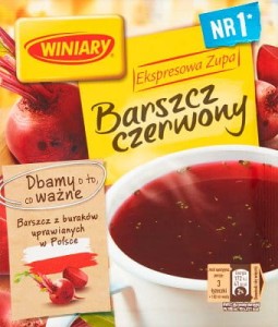WINIARY ZUPA W PROSZKU BARSZCZ CZERWONY 60 G