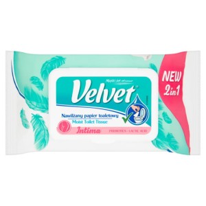Velvet Intima Nawilżany papier toaletowy