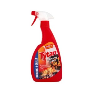 Tytan płyn do czyszczenia szyb kominkowych i grilli spray 500g