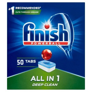 Finish All in 1 Tabletki do mycia naczyń w zmywarce 800 g (50 sztuk)