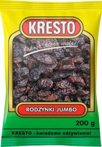 KRESTO RODZYNKI JUMBO 200 G