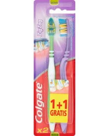 Colgate ZigZag Szczoteczka do zębów średnia 2 sztuki