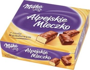 MILKA ALPEJSKIE MLECZKO WANILIOWE 330G