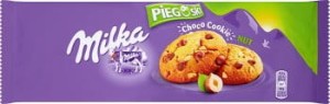 MILKA PIEGUSKI CIASTKA Z CZEKOLADĄ I ORZECHAMI 135G