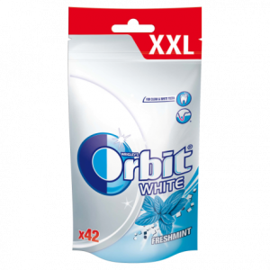 ORBIT WHITE FRESHMINT XXL BEZ CUKRU 58G