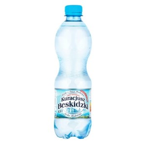 WODA KURACJUSZ BESKIDZKI LEKKO GAZOWANA 0,5 L
