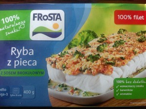 RYBA Z PIECA Z SOSEM BROKUŁOWYM 360G