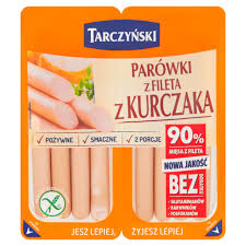 PARÓWKI Z FILETA Z KURCZAKA  180G TARCZYŃSKI
