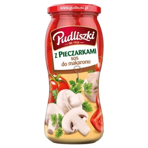 PUDLISZKI SOS DO SPAGETTI Z PIECZARKAMI 500g