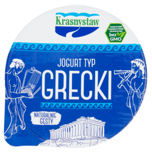 KRASNYSTAW JOGURT NATURALNY GRECKI 250G