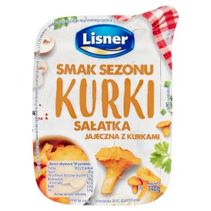 Lisner Sałatka jajeczna z kurkami 140g